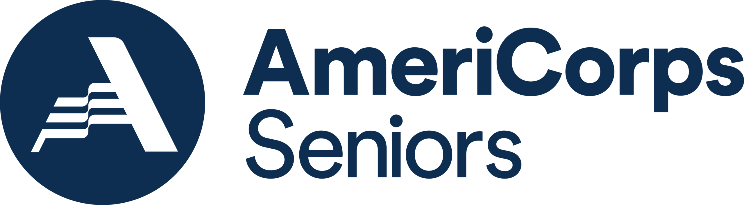Americorps seniors logo navy